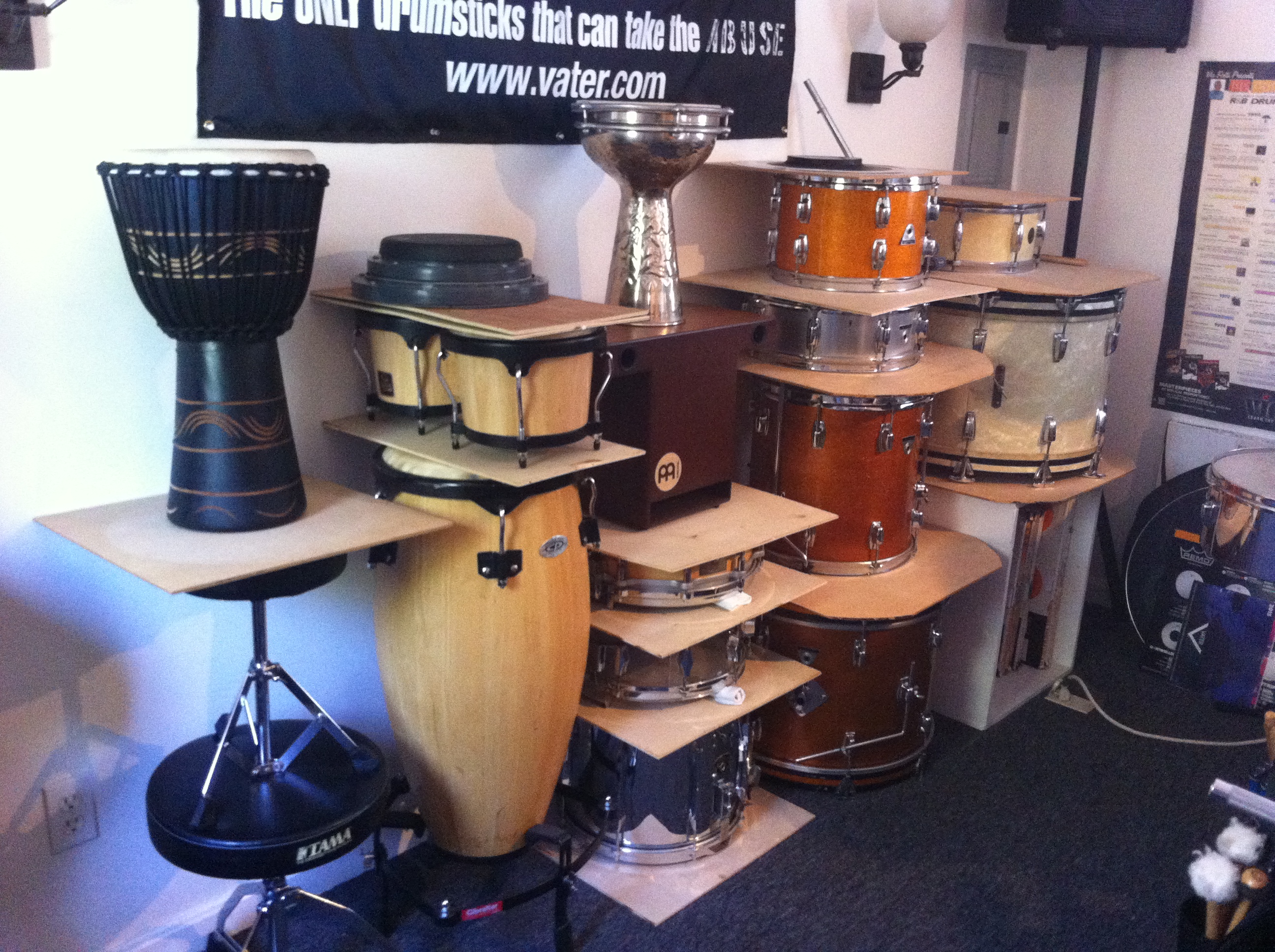 JD Drum School's Picture Tour of Studio